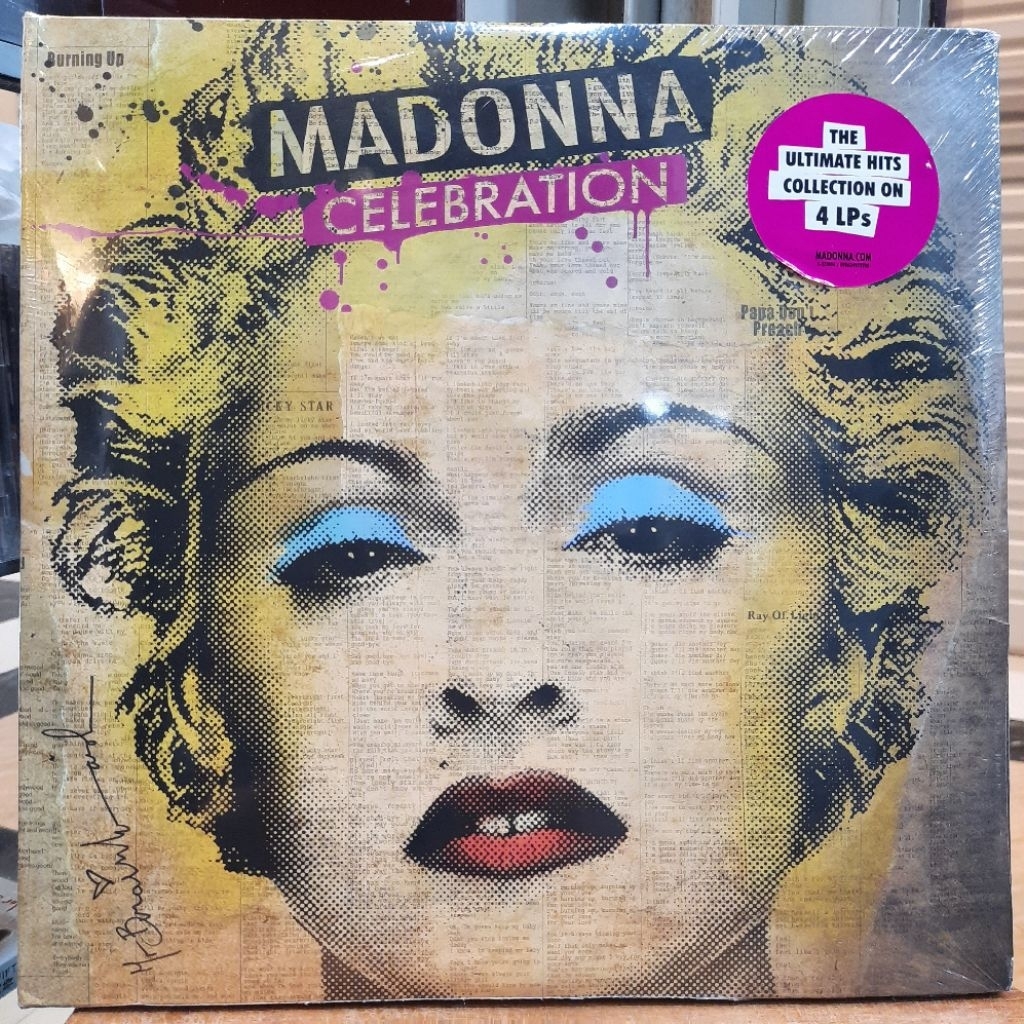 LP / VINYL / PIRINGAN HITAM MADONNA CELEBRATION THE ULTIMATE HITS COLLECTION ON 4 LPs