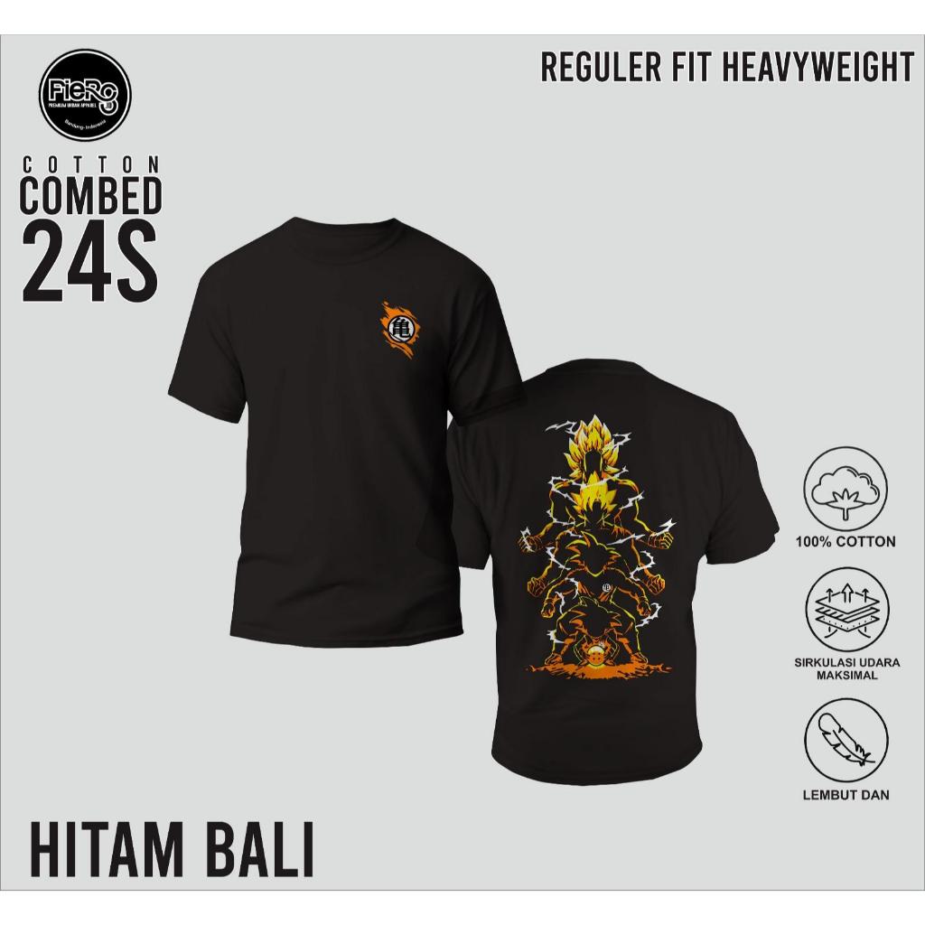 Kaos Dragon Ball Edition Goku Super Saiyan FR-021 | Tshirt Anime Cartoon