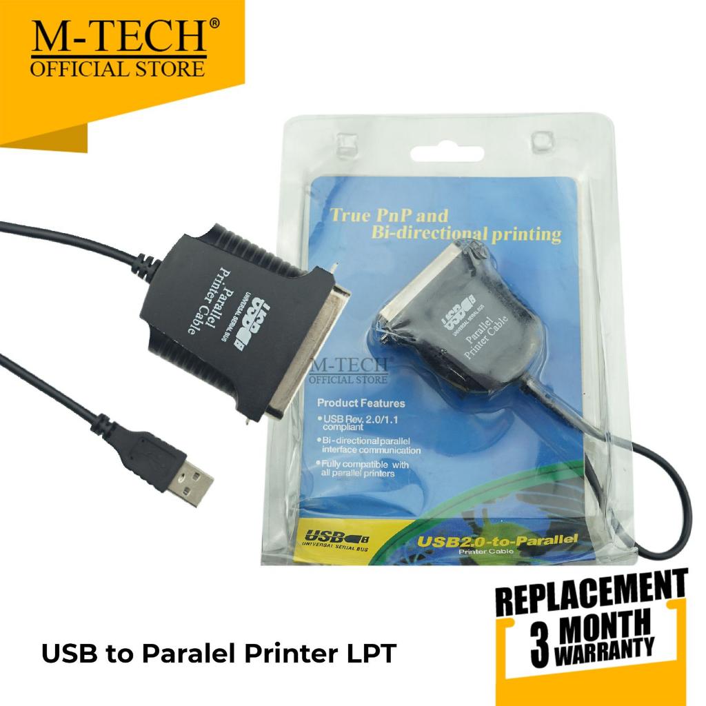 MTECH USB to Parallel Printer Adapter USB to LPT Converter