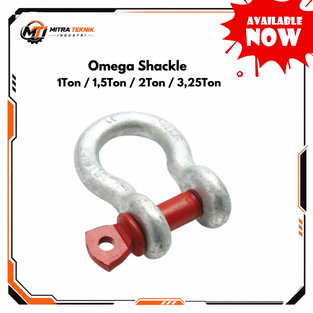 Omega Shackle/ Shackle D/ Bow Shackle/ Kait Barang/ Kait Towing Kecil