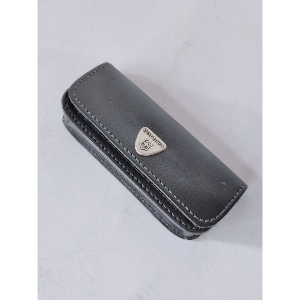 Victorinox leather pouch multitool knife tas kantong pisau lipat original NOS swiss kulit asli
