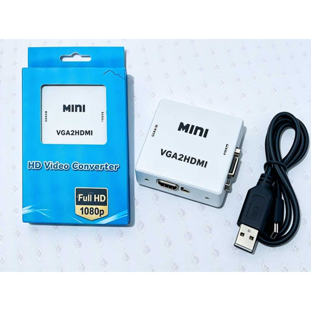 Vga To Hdmi/ Converter VGA to HDMI Adapter With USB Power