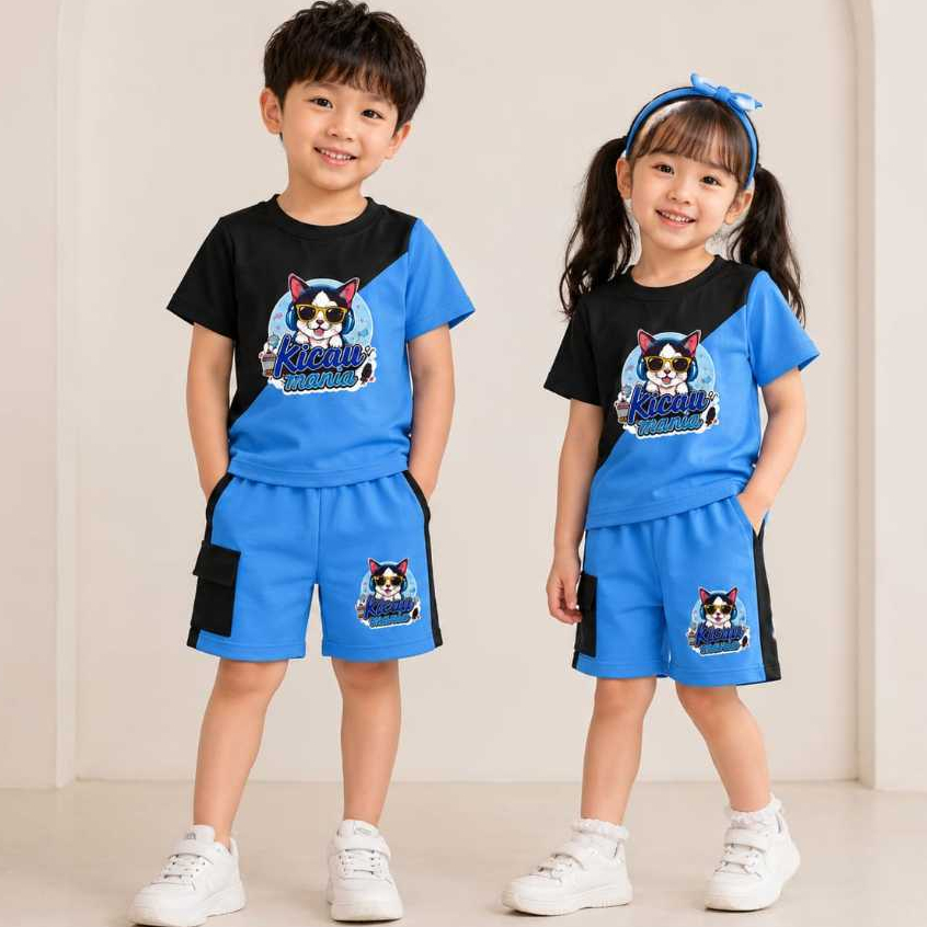 Baju Setelan Terbaru Fhasion Kicau Mania KarakterViral  Untuk Anak usia 1-6 tahun