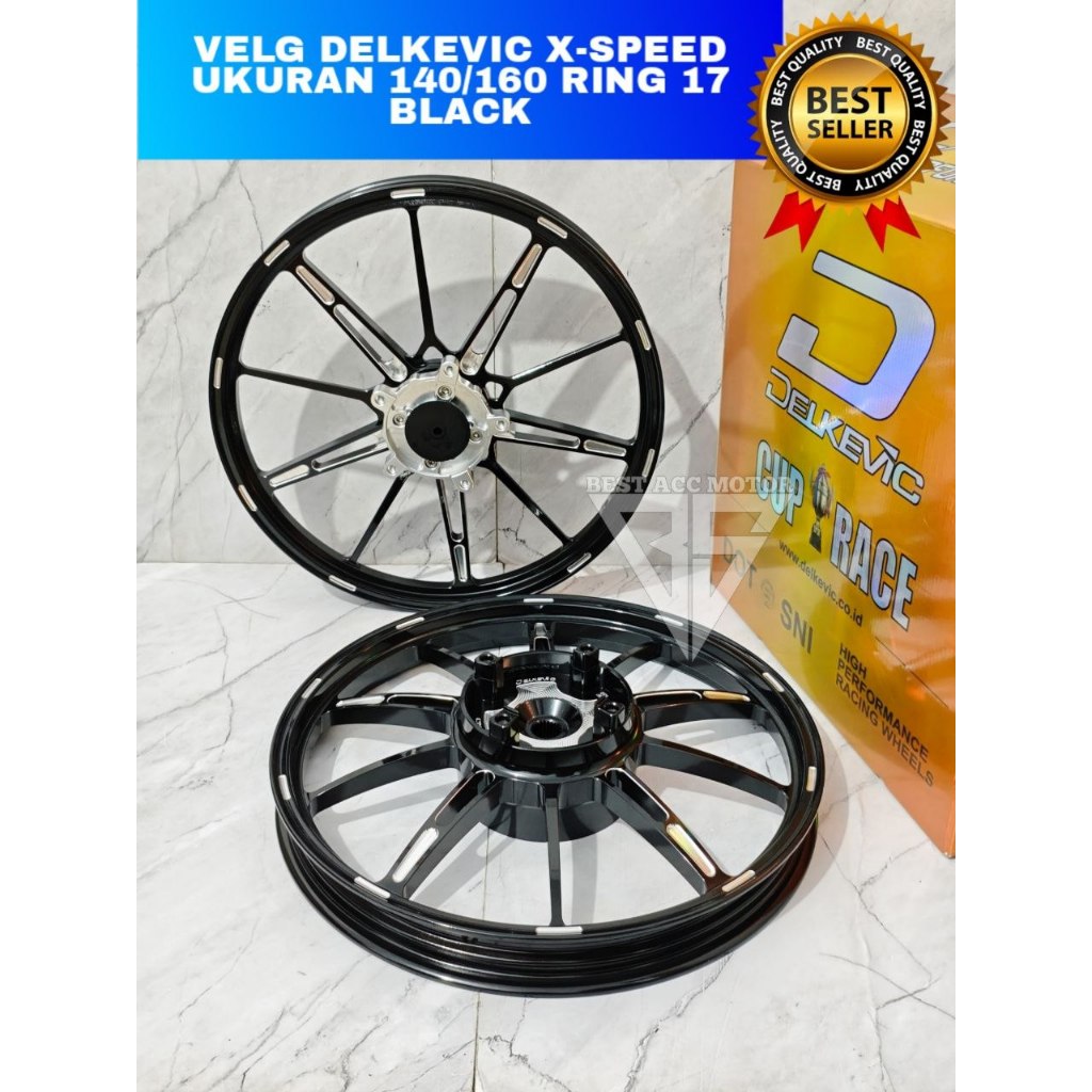 VELG DELKEVIC XSPEED RING 17 PCX 160 ABS CBS UKURAN 140/160 RING 17