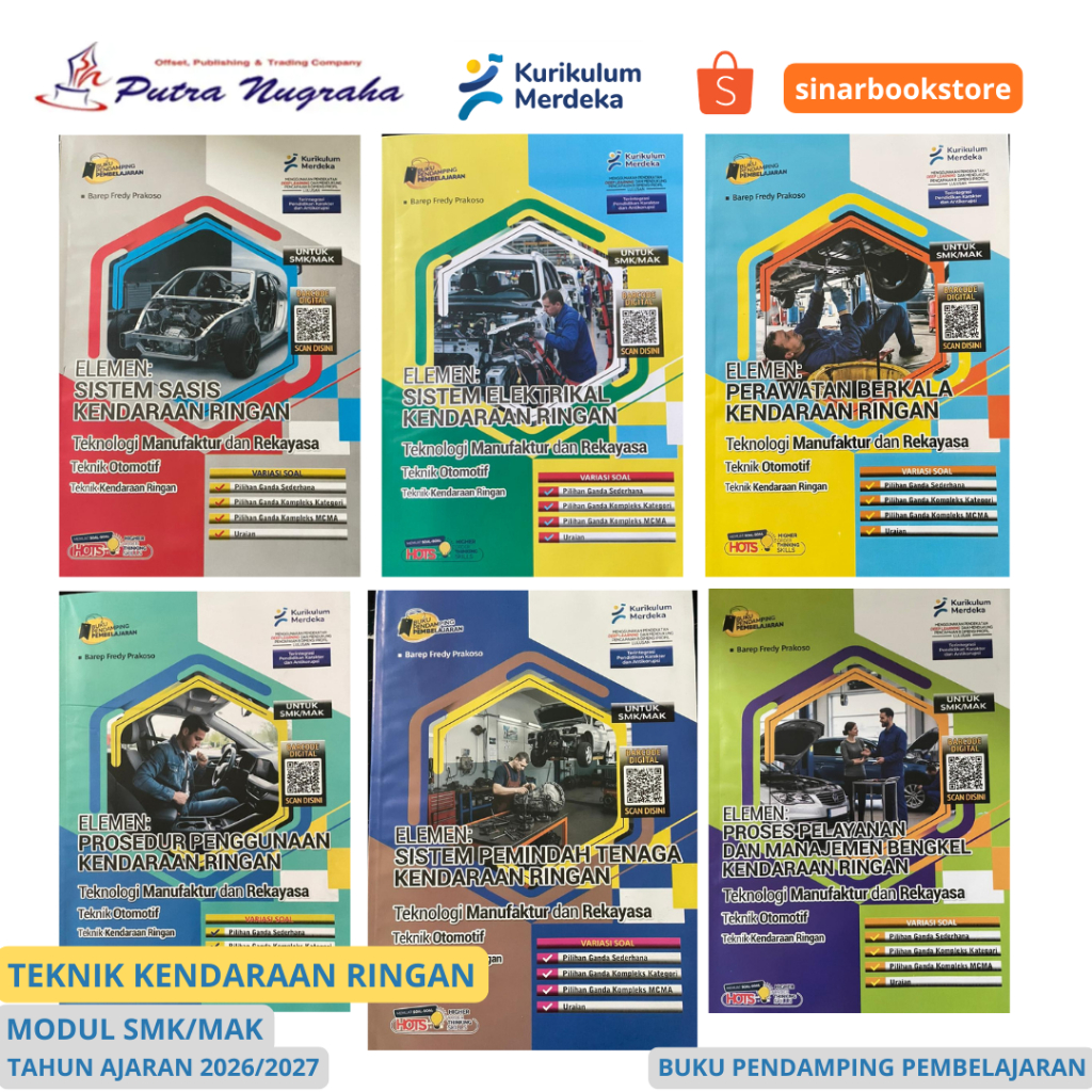 Modul SMK/MAK Teknik Kendaraan Ringan Kurikulum Merdeka Buku Pendamping Pembelajaran 2026/2027