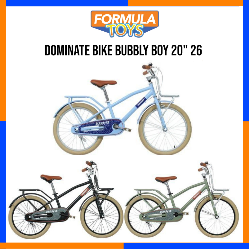 SEPEDA ANAK CITY BIKE DOMINATE BIKE BUBBLY BOY 20 INCH 26