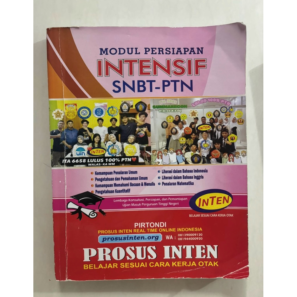Preloved Satuan Modul INTEN Intensif Superintensif UTBK IPA