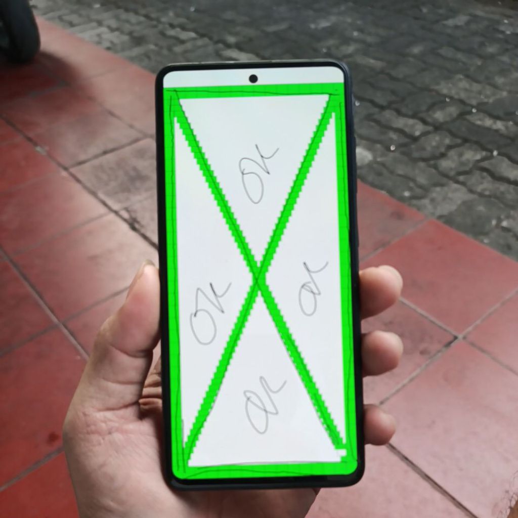 Lcd samsung a51 + frame original cabutan