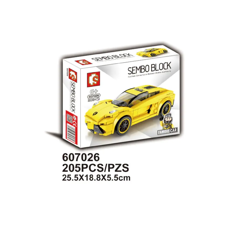 ilykids techniaue car mobil sport race 607026 Lamborghini Aventador LP700 Technic mainan anak sembo 