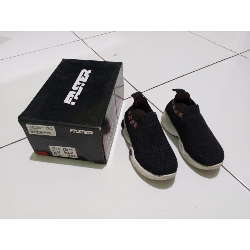 sepatu faster anak size 25
