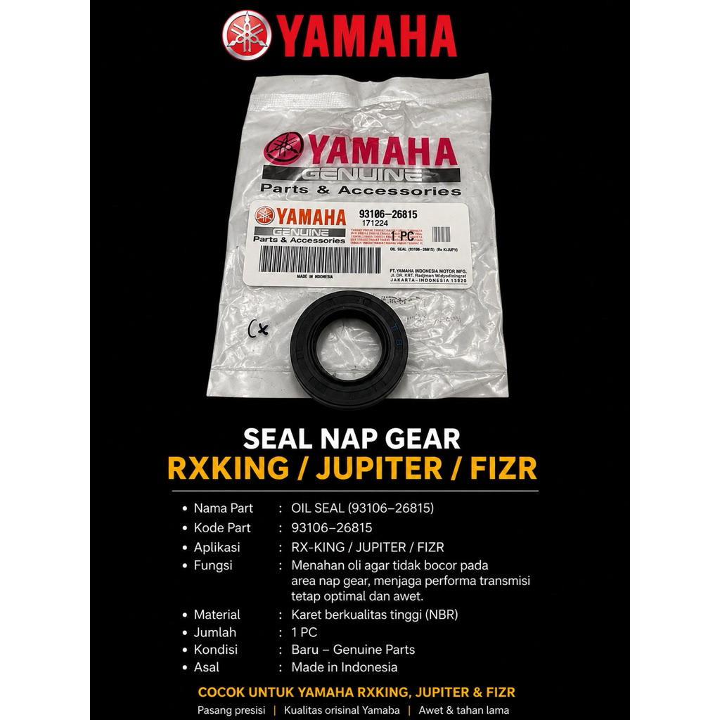 SEAL NAP GEAR RXKING JUPITER FIZR