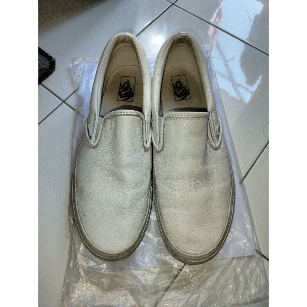 Vans Slip-on Leather White Japan Market
