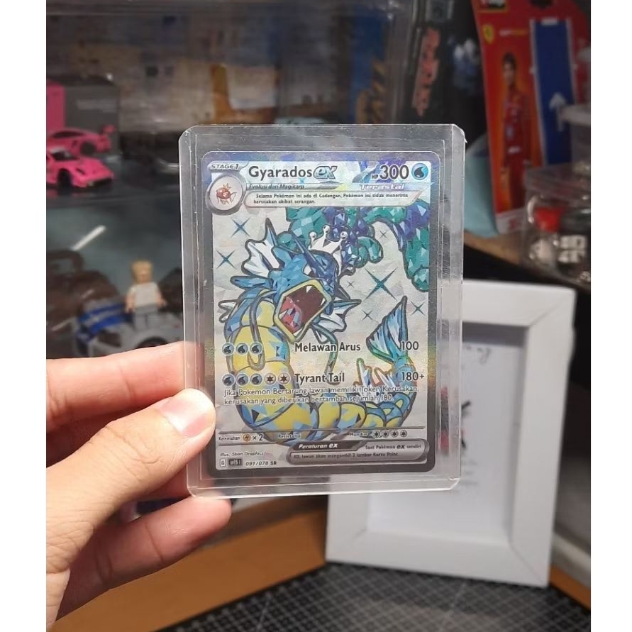 Kartu Pokemon Gyarados EX Tyrant Tail (FREE TOP LOADER)