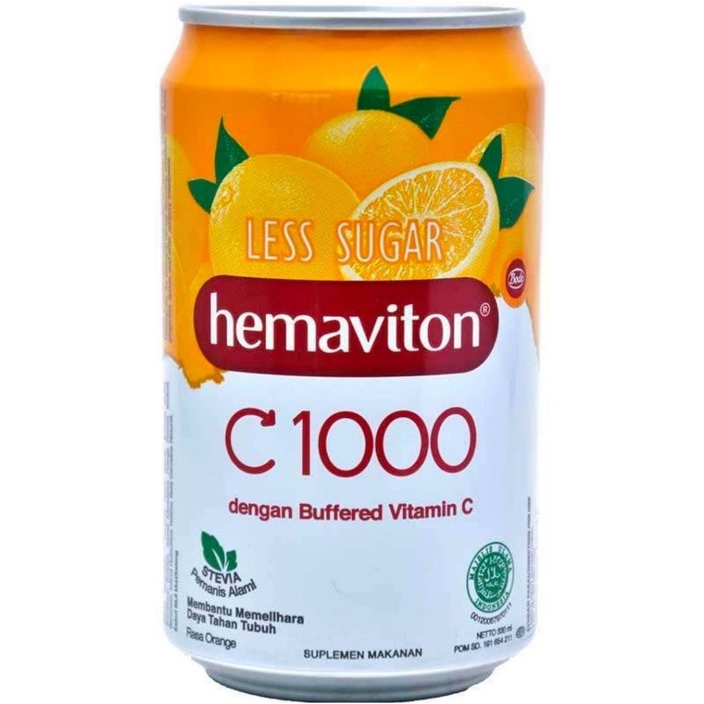 Hemaviton C1000 Can Less Sugar 330ml 1 dus