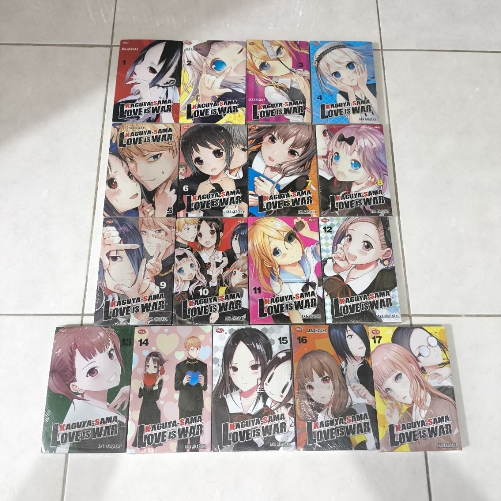 Kaguya Sama Love Is War Vol. 1-17 Set