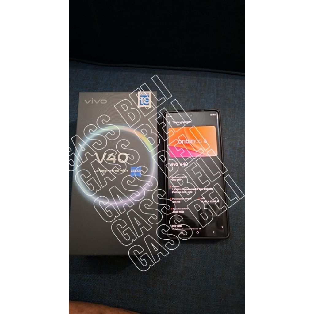 HP VIVO V40 5G 12GB/256GB (Second)