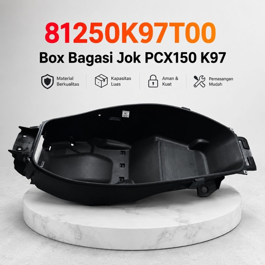 BOX Bagasi Jok Honda PCX 150 K97 - Box Luggage 81250-K97-T00