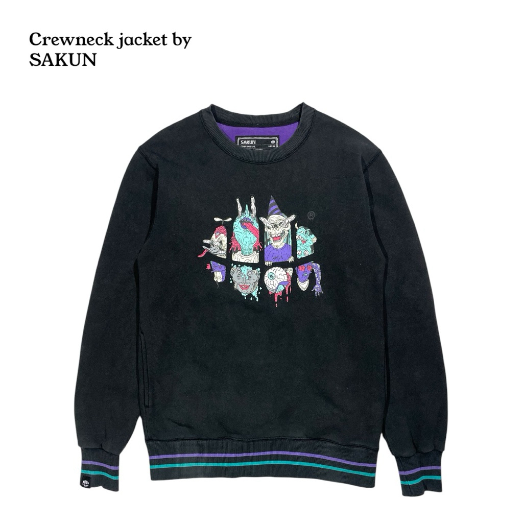 crewneck jacket by SAKUN