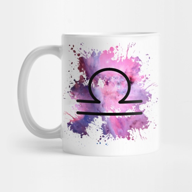 Libra Abstract - Libra Zodiac Tea Mug