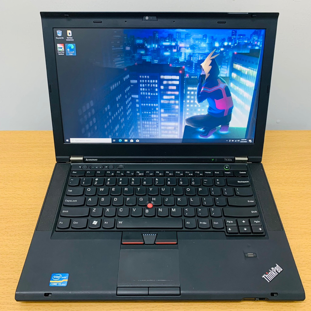Laptop Lenovo thinkpad T430s Core i5 gen 3 RAM 8 SSD 128gb Second
