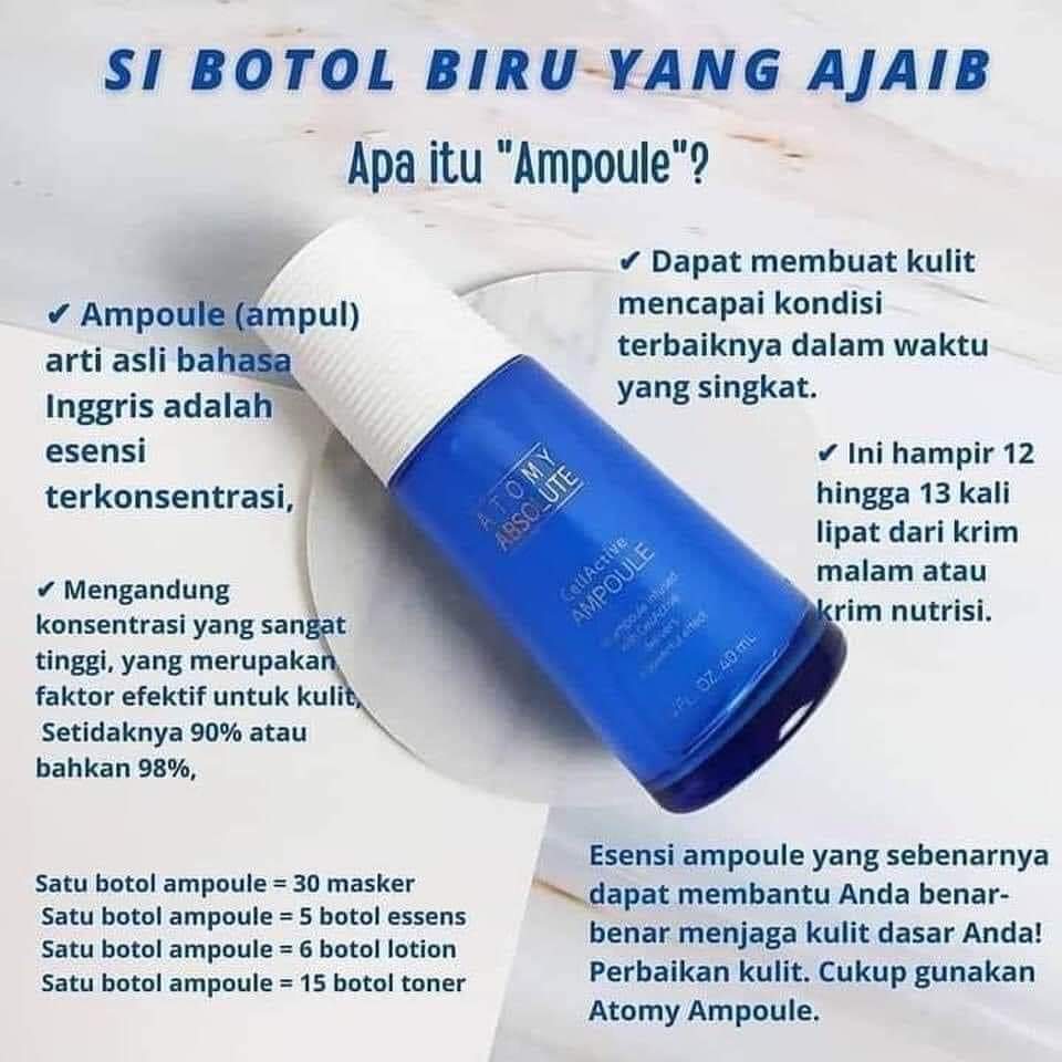 ATOMY ABSOLUTE AMPOULE ANTI AGING ORI GINAL READY SERUM WAJAH