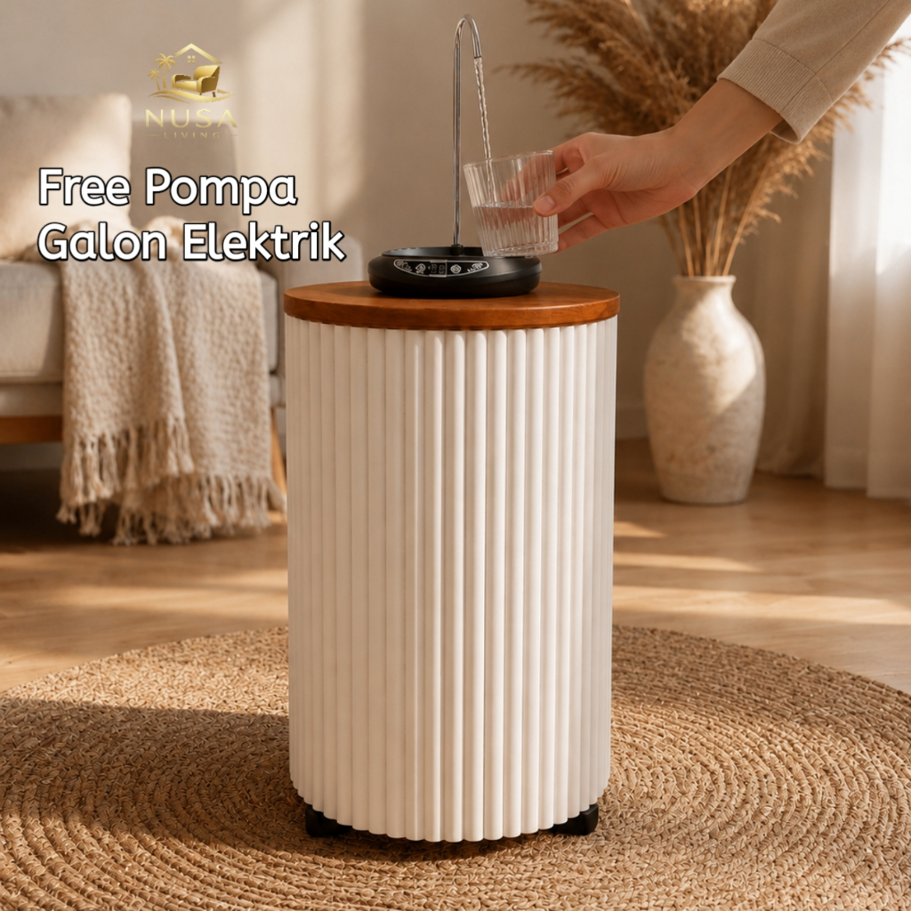 Rak Tempat Cover Galon Kayu Estetik