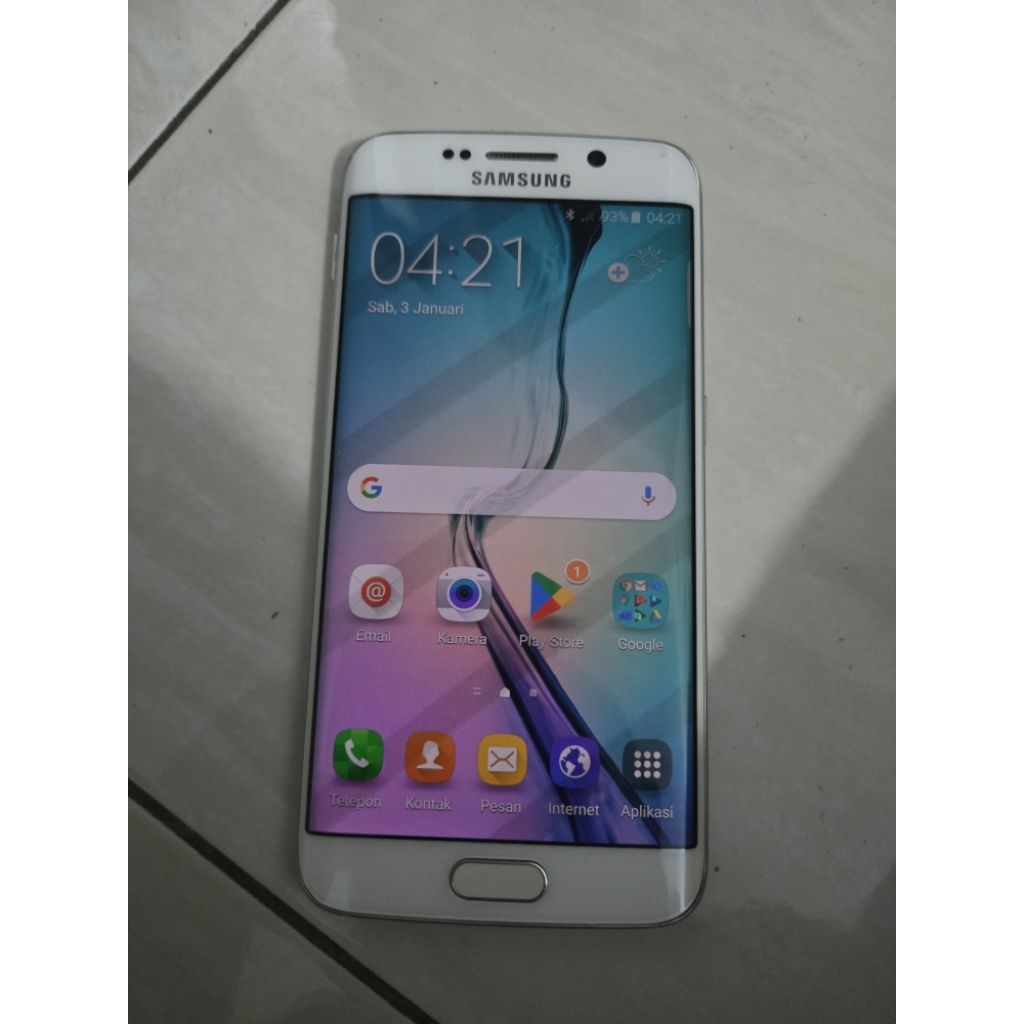 Samsung S6 Edge normal 3/32 minus kamera belakang blur. sisanya normal