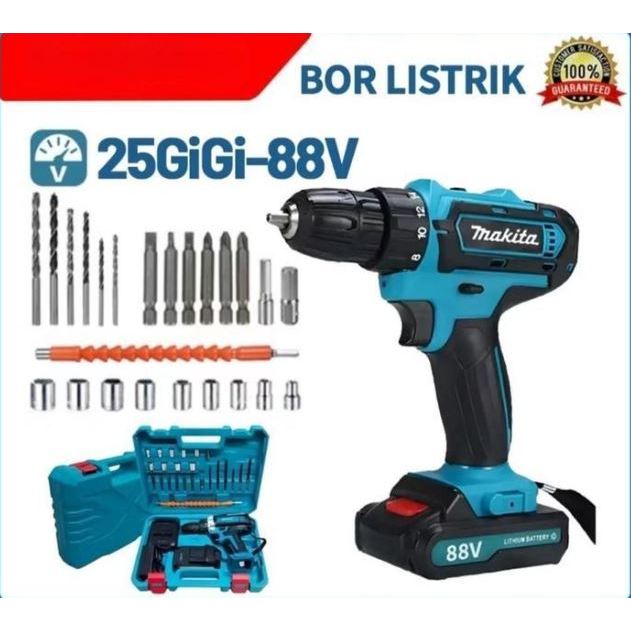 Krisbow Modern - Bor Dampak Dinding Motor Tanpa Sikat Bor Tanpa Kabel Bor Listrik Bor Dinding Bor