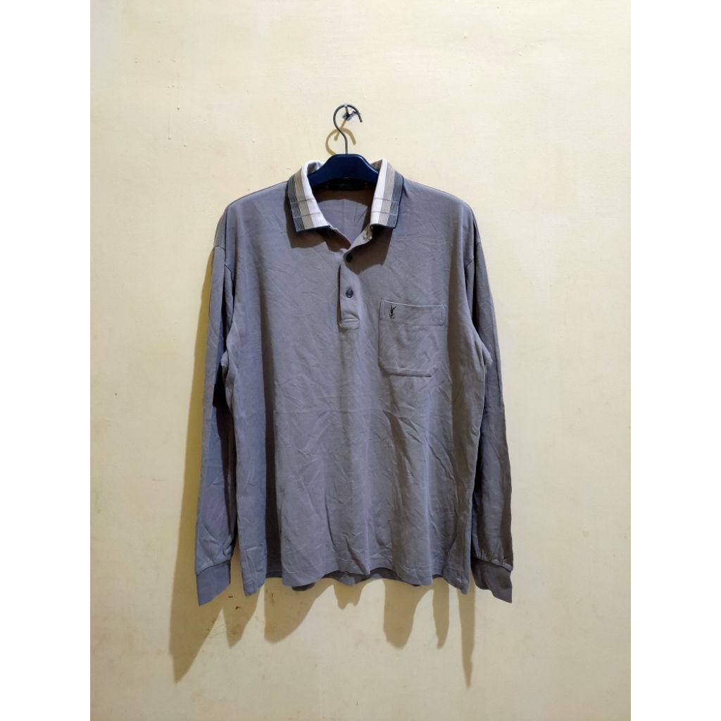 KAOS KERAH PANJANG YSL