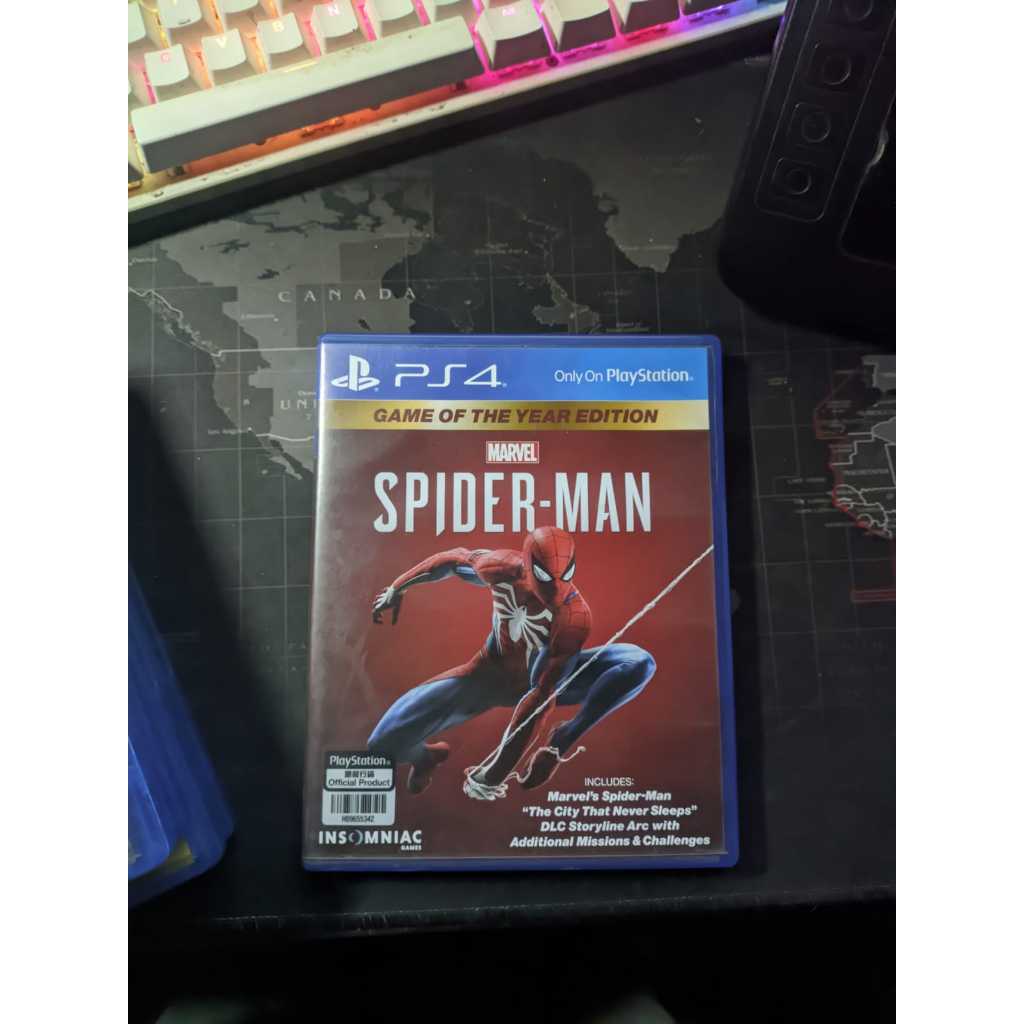 BD Bluray Disc PS4 Marvel Spiderman Second