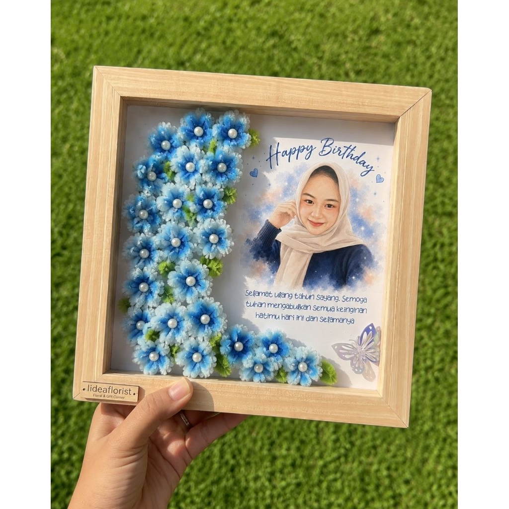 bingkai kawat bulu UK 20x25 & 20x20