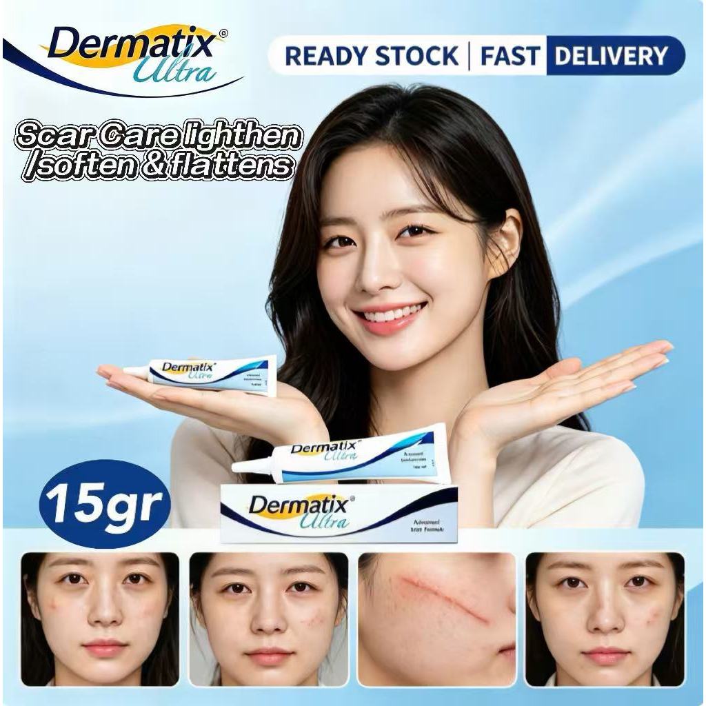 [ORI & Beli 2 gratis 1] Dermatix Ultra Scar Removal Cream 15gr / Salep Keloid / Bekas Ceasar Dan Bek