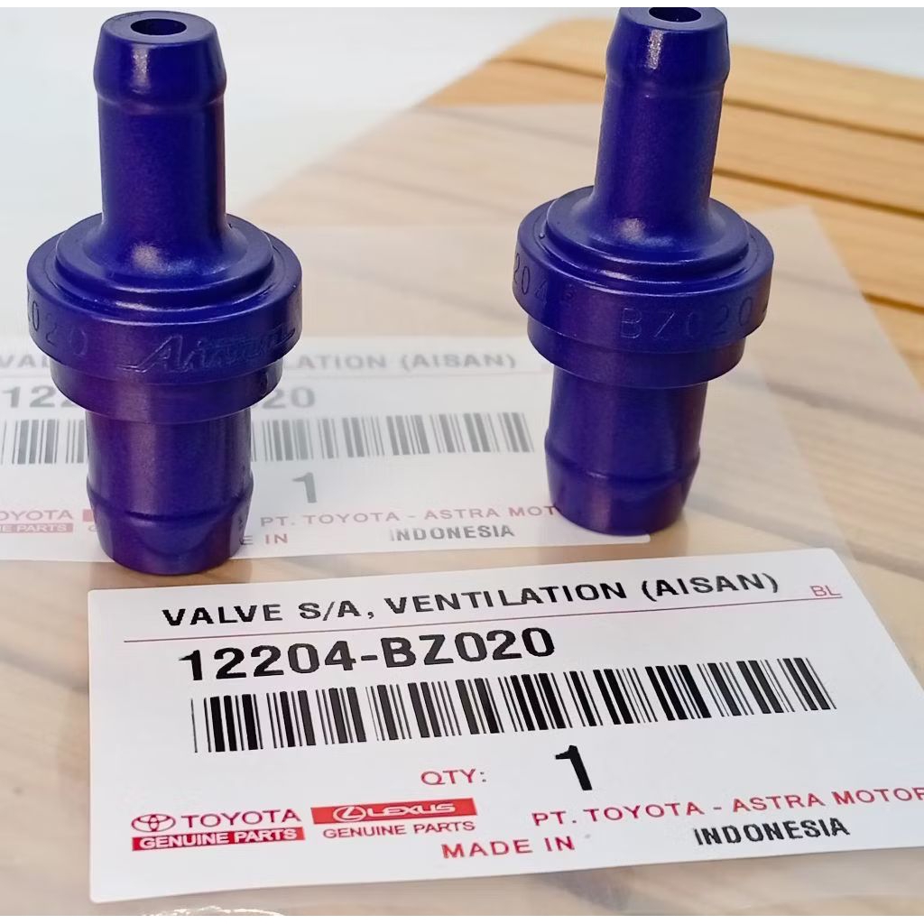 Valve pvc pcv toyota innova inova fortuner avanza 12204-BZ020 asli