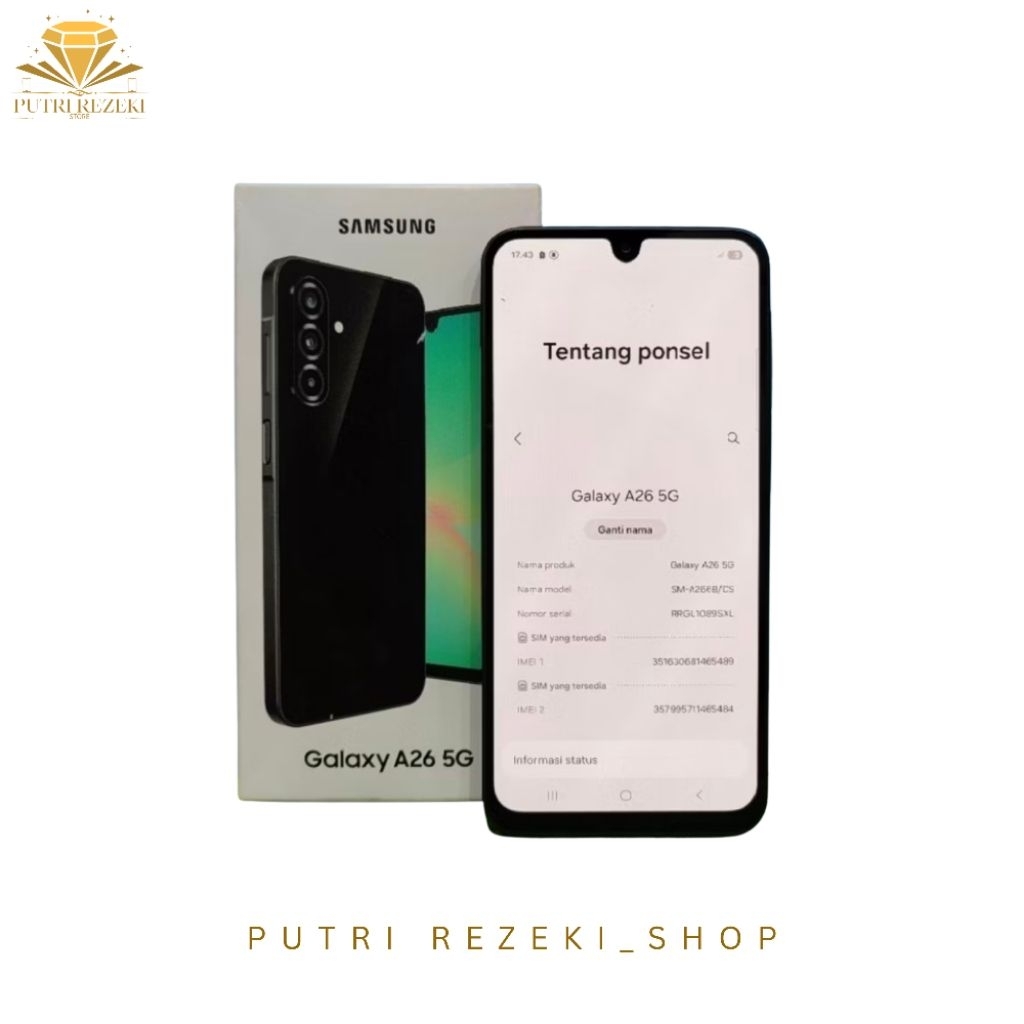 SAMSUNG A26 5G FULLSET SECOND ORIGINAL