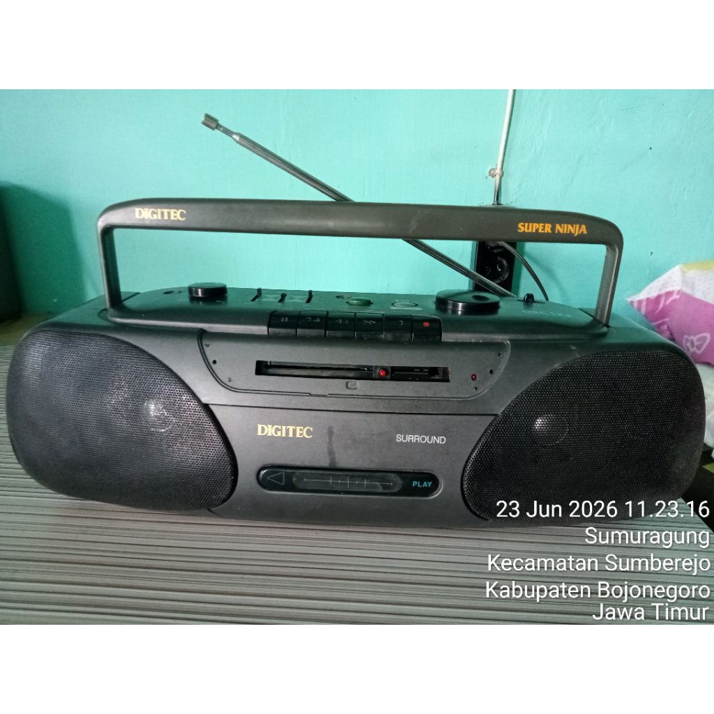 Grand Bazzoke Polytron Digitec  kompo  Super ninja Radio /tape normal dan  bagus