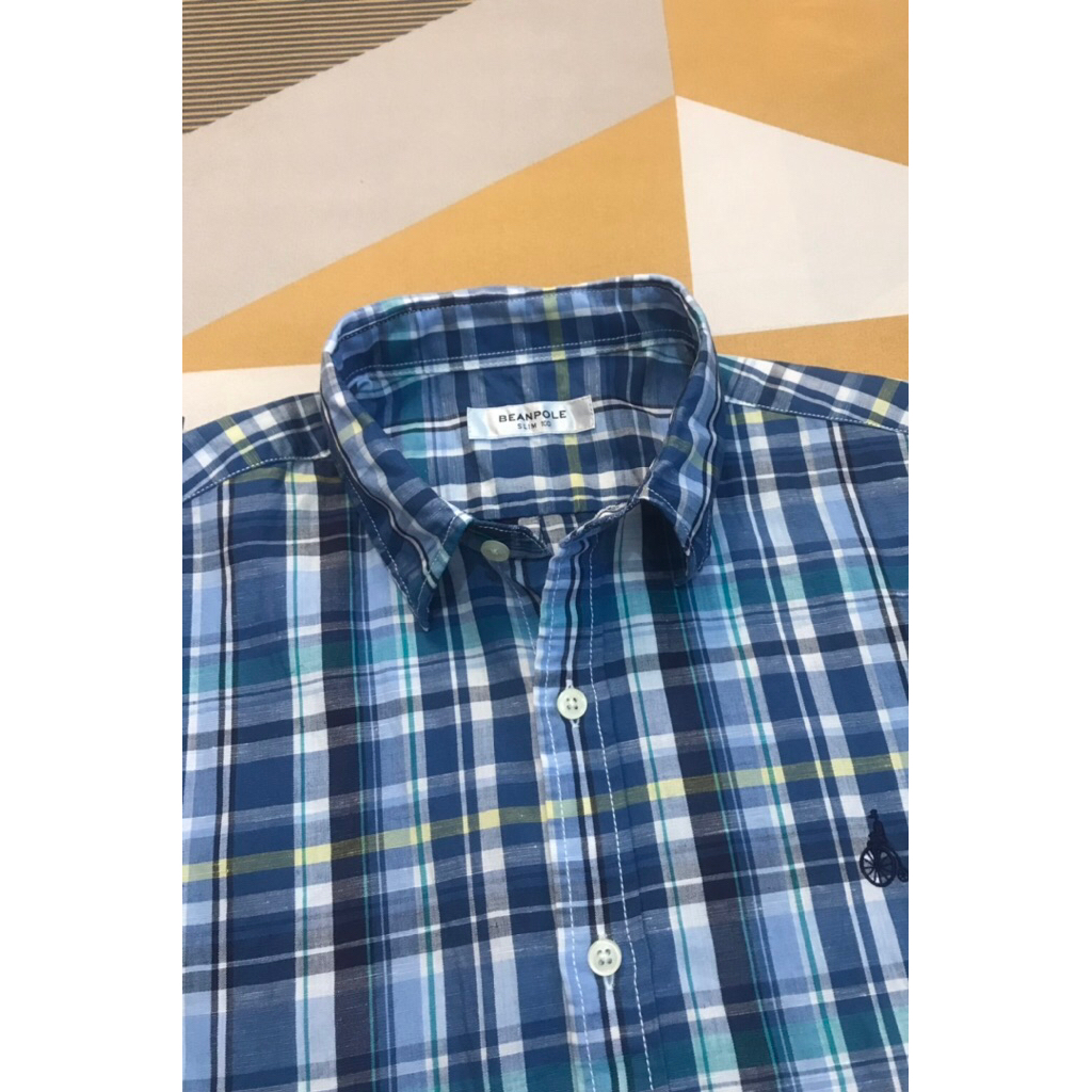 Kemeja lengan pendek Beanpole size L