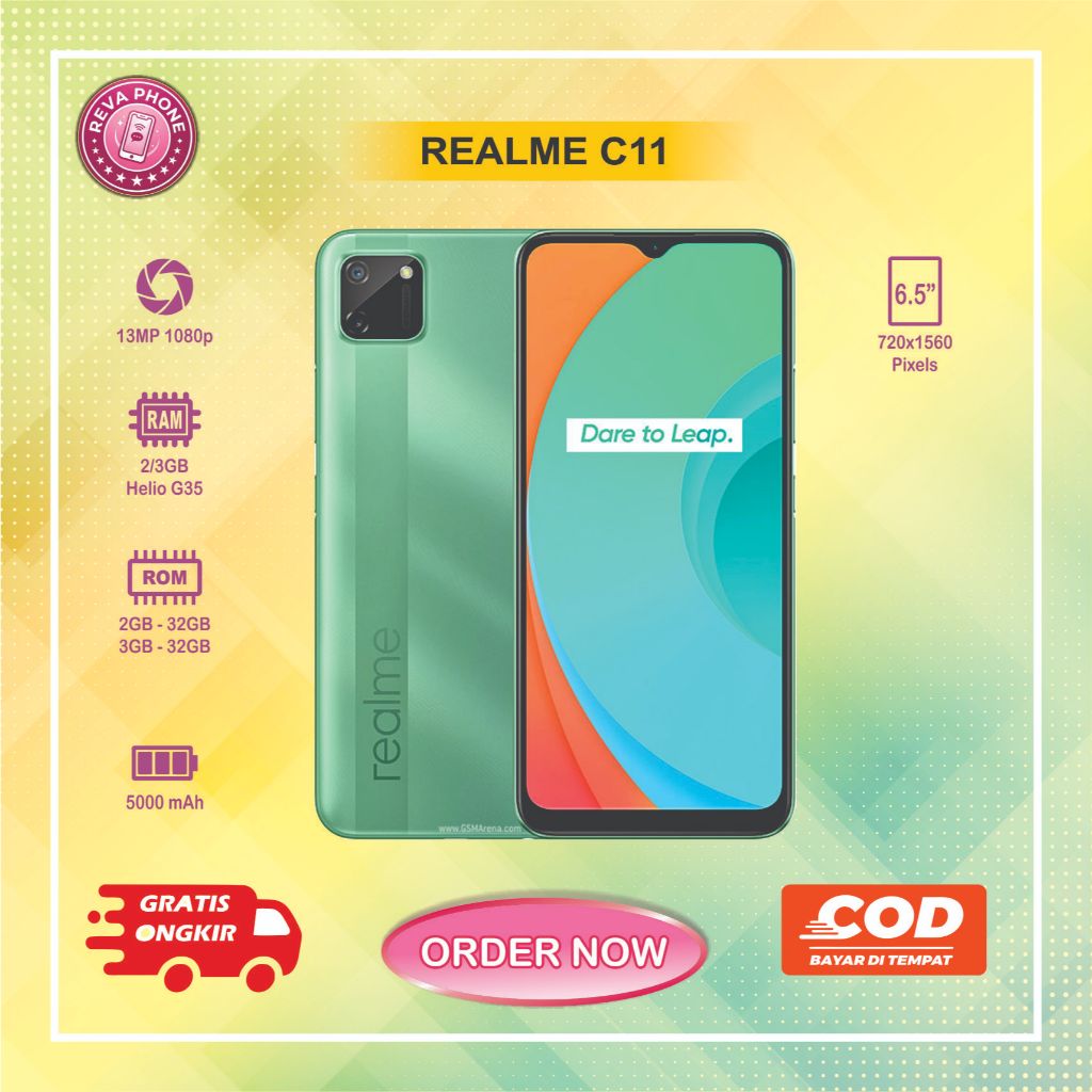 HP REALME C11 Normal second siap pakai