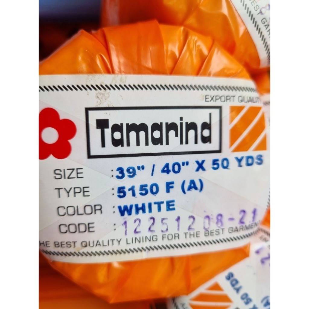 kain keras interlining busa lem vislin 5150 TAMARiNd Meteran