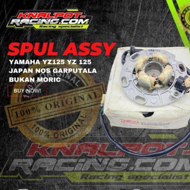 SPUL ASSY YAMAHA YZ125 YZ 125 JAPAN NOS GARPUTALA BUKAN MORIC
