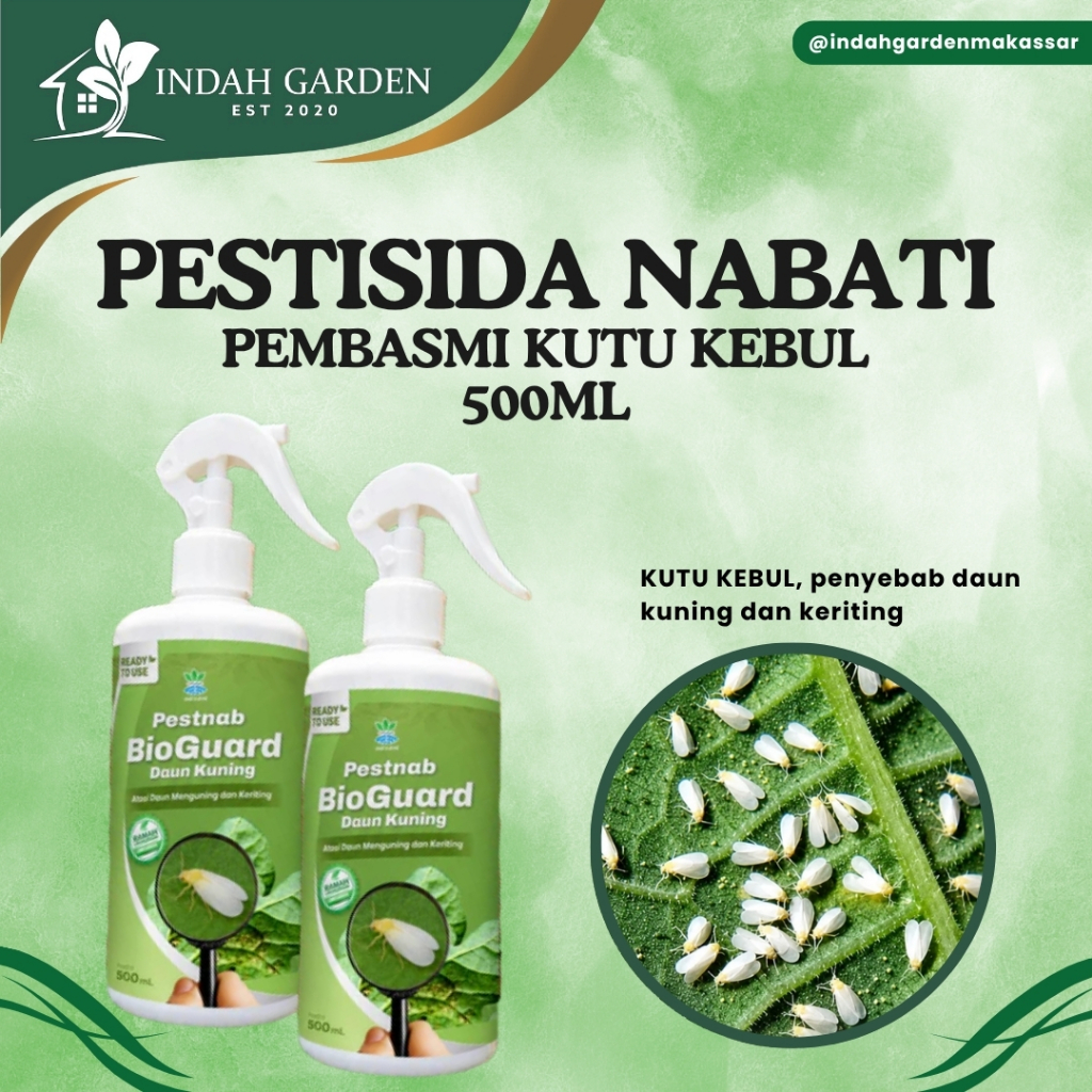 INFARM - Pestisida Nabati Hama Kutu Kebul 500 ml, Pestisida Organik Siap Pakai Semprotan Basmi Kutu