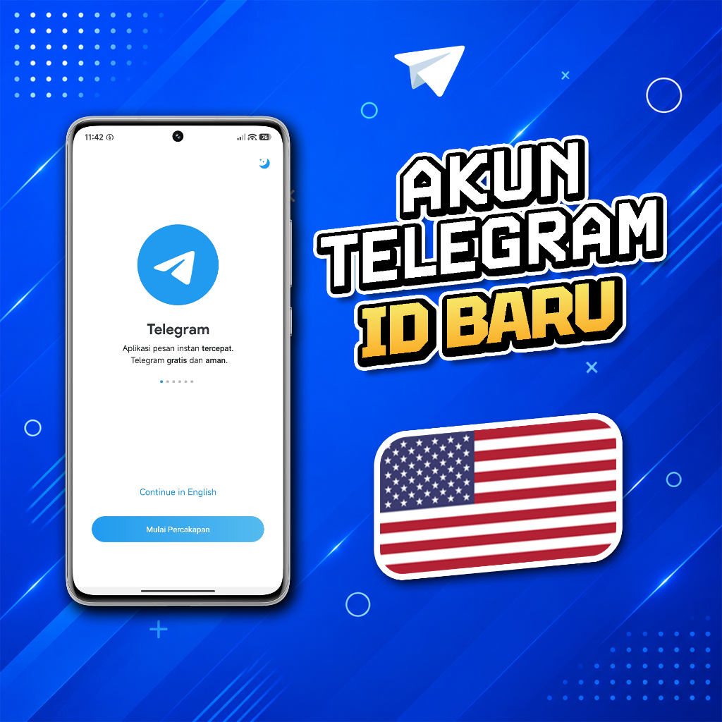 AKUN TELEGRAM +1 | NEW ID | USA