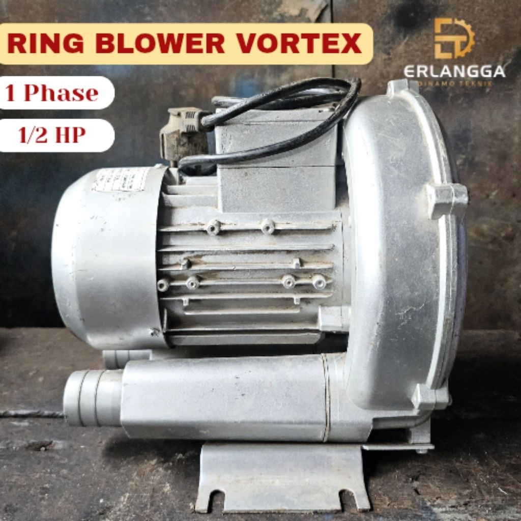 Ring Blower Vortex – 1/2 HP | 1 Phase