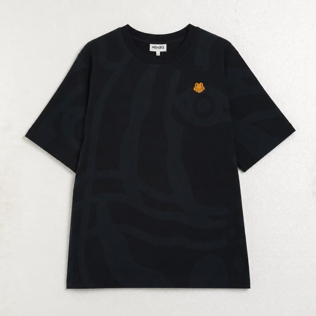 Kaos CREST X WWF FULL GREY BLACK TSHIRT 100% ORIGINAL