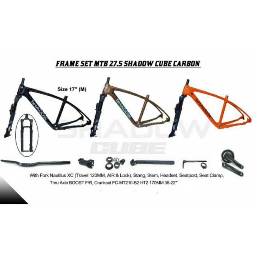 Shadow Bike MTB Frame Cube Carbon 27,5 Boost