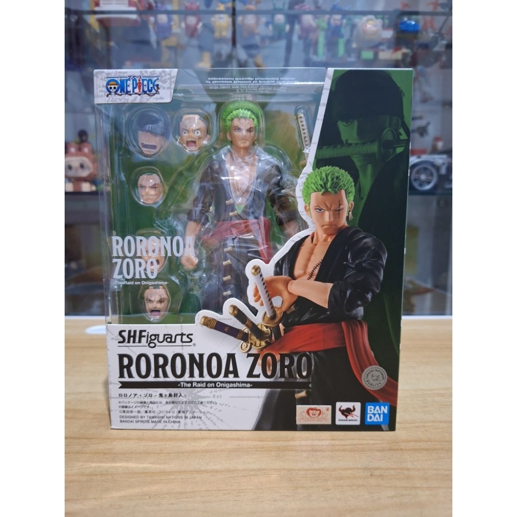 SHF RORONOA ZORO THE RAID ON ONIGASHIMA (MISB) ORIGINAL BANDAI