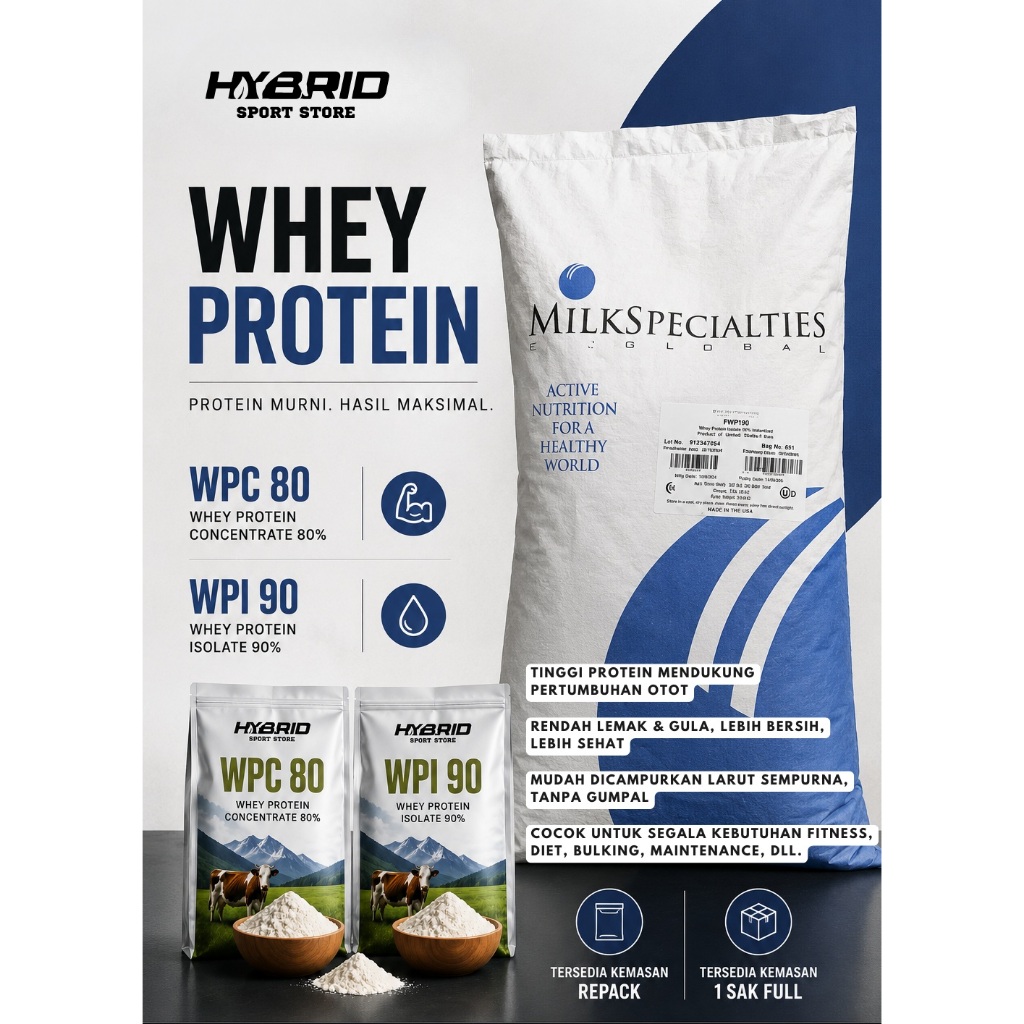 WPC 80 Milk Specialties | Whey Protein Concentrate Plain | High Quality Food Grade