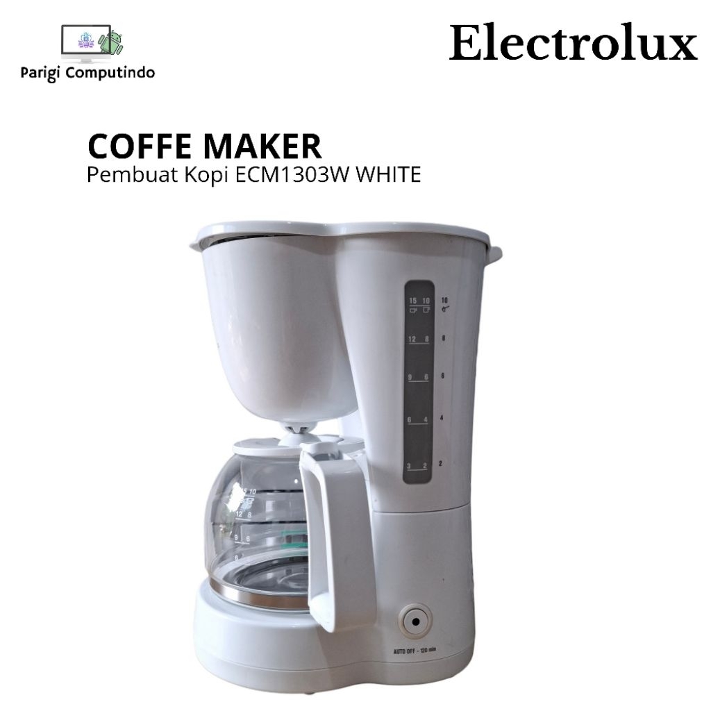 Coffe Maker Electrolux / Mesin Pembuat Kopi ECM1303W White