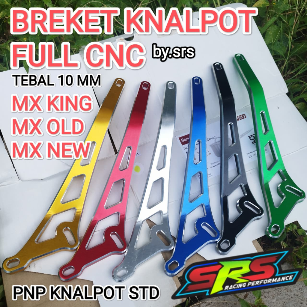 HPMP BREKET GANTUNGAN KNALPOT CNC Y15ZR MXKING MX150