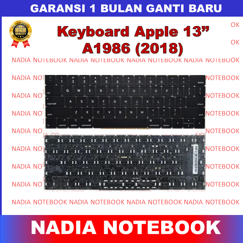 Keyboard Apple Macbook Pro Retina 13 Inch A1989 (2018)