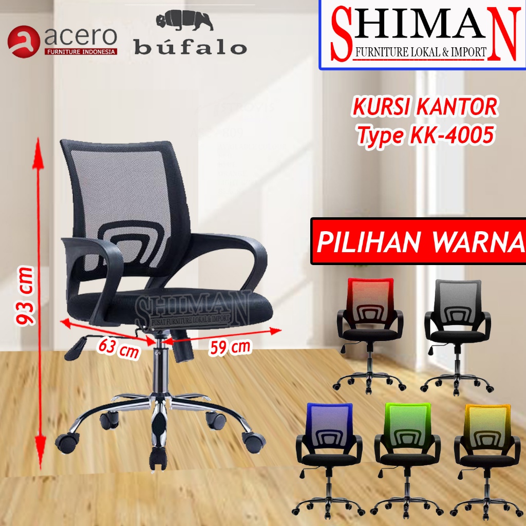 Kursi Kantor KK 4005 | Kursi Kantor Staff